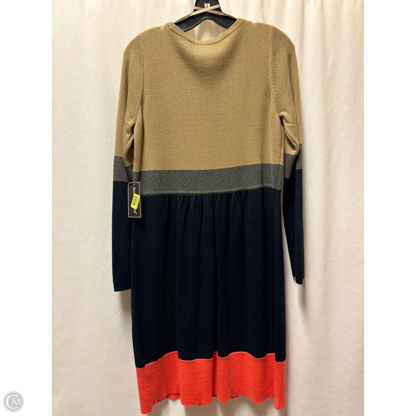 Dress Sweater By Jessica Howard In Brown, Size: L