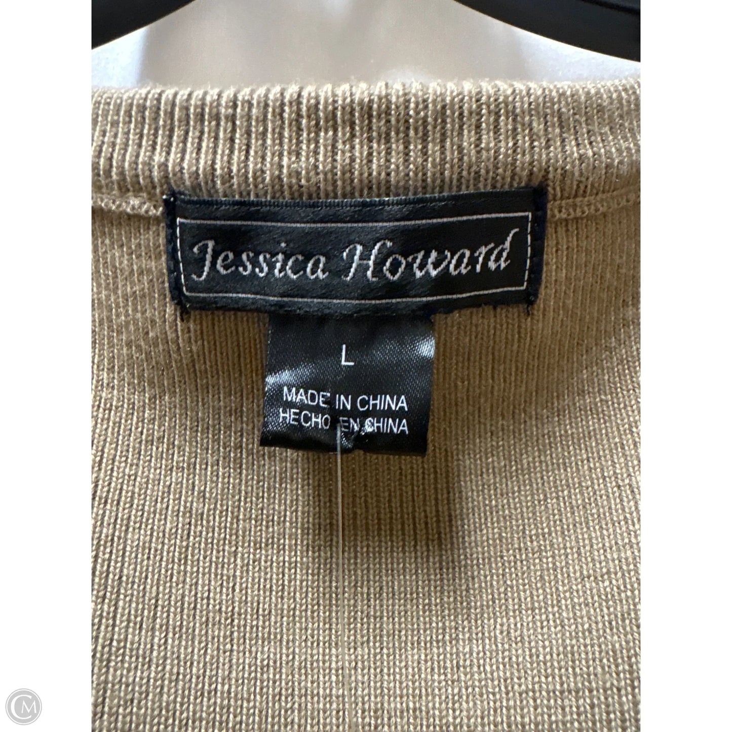 Dress Sweater By Jessica Howard In Brown, Size: L