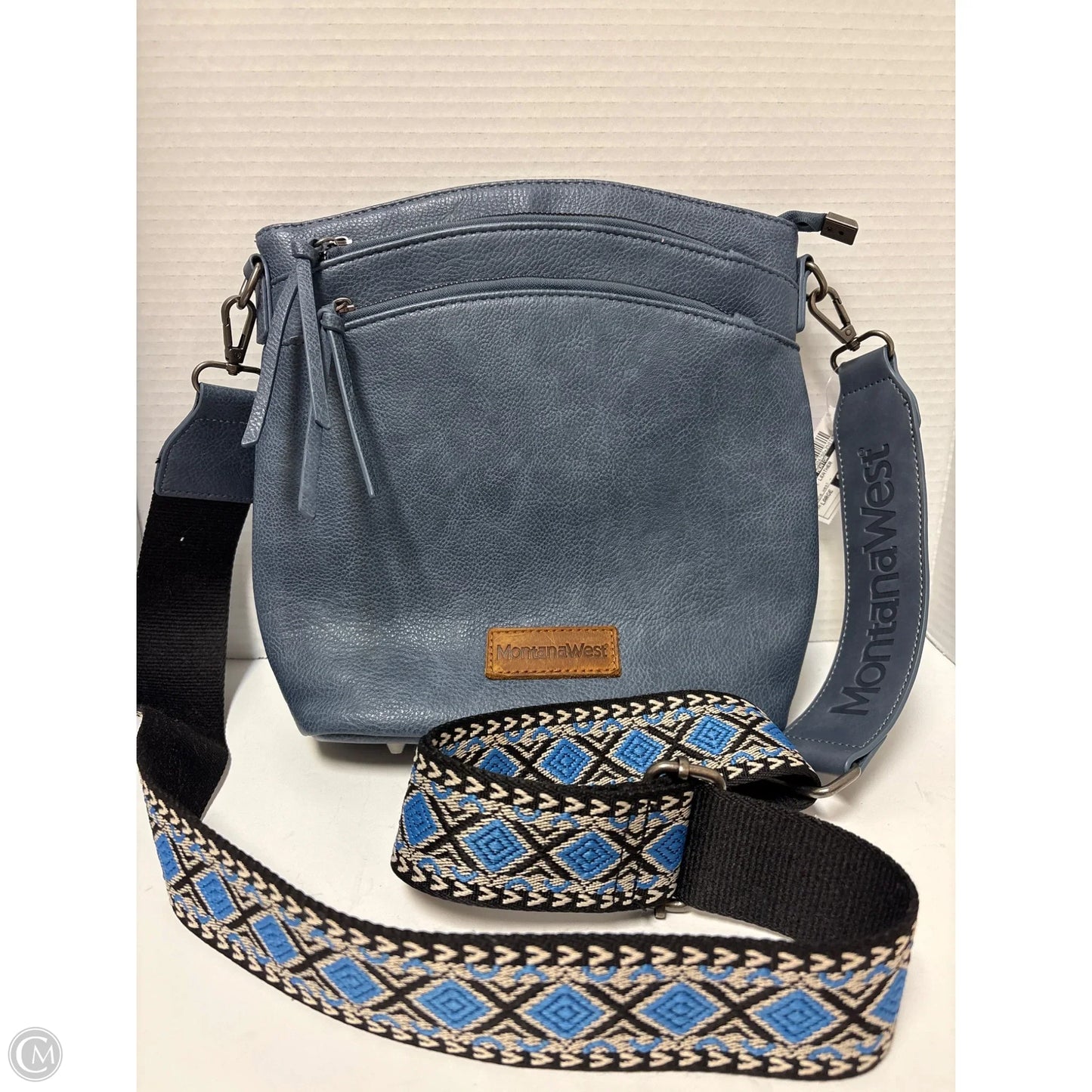 Crossbody Leather By Clothes Mentor, Size: Large