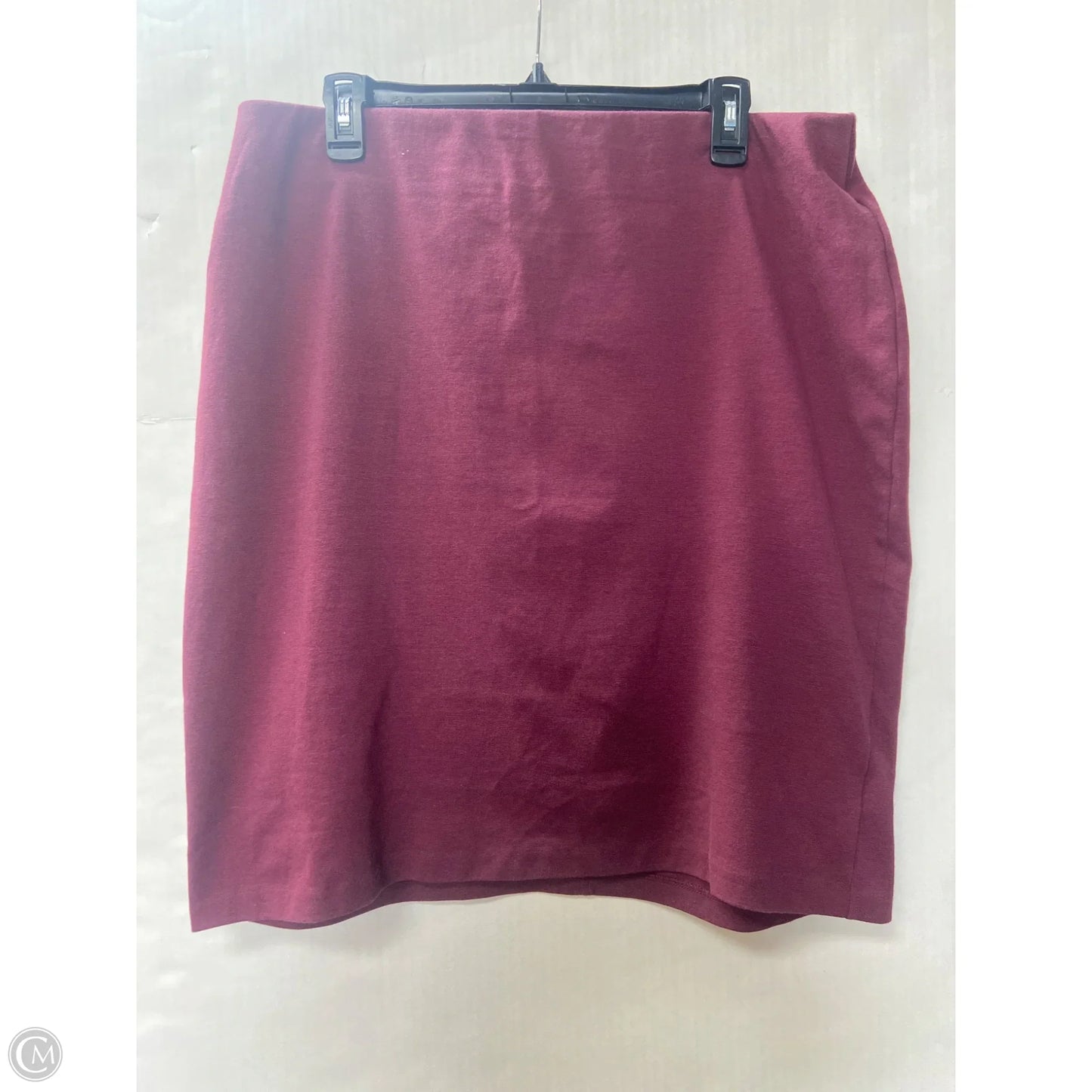 Skirt Midi By Old Navy In Maroon, Size: L