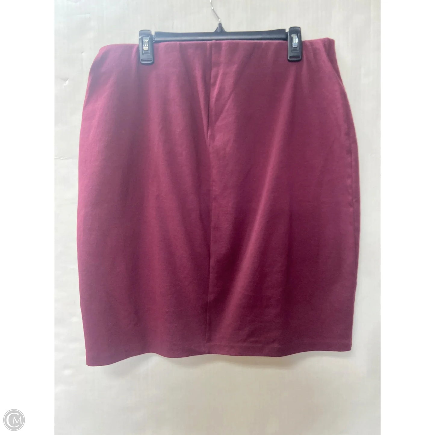 Skirt Midi By Old Navy In Maroon, Size: L