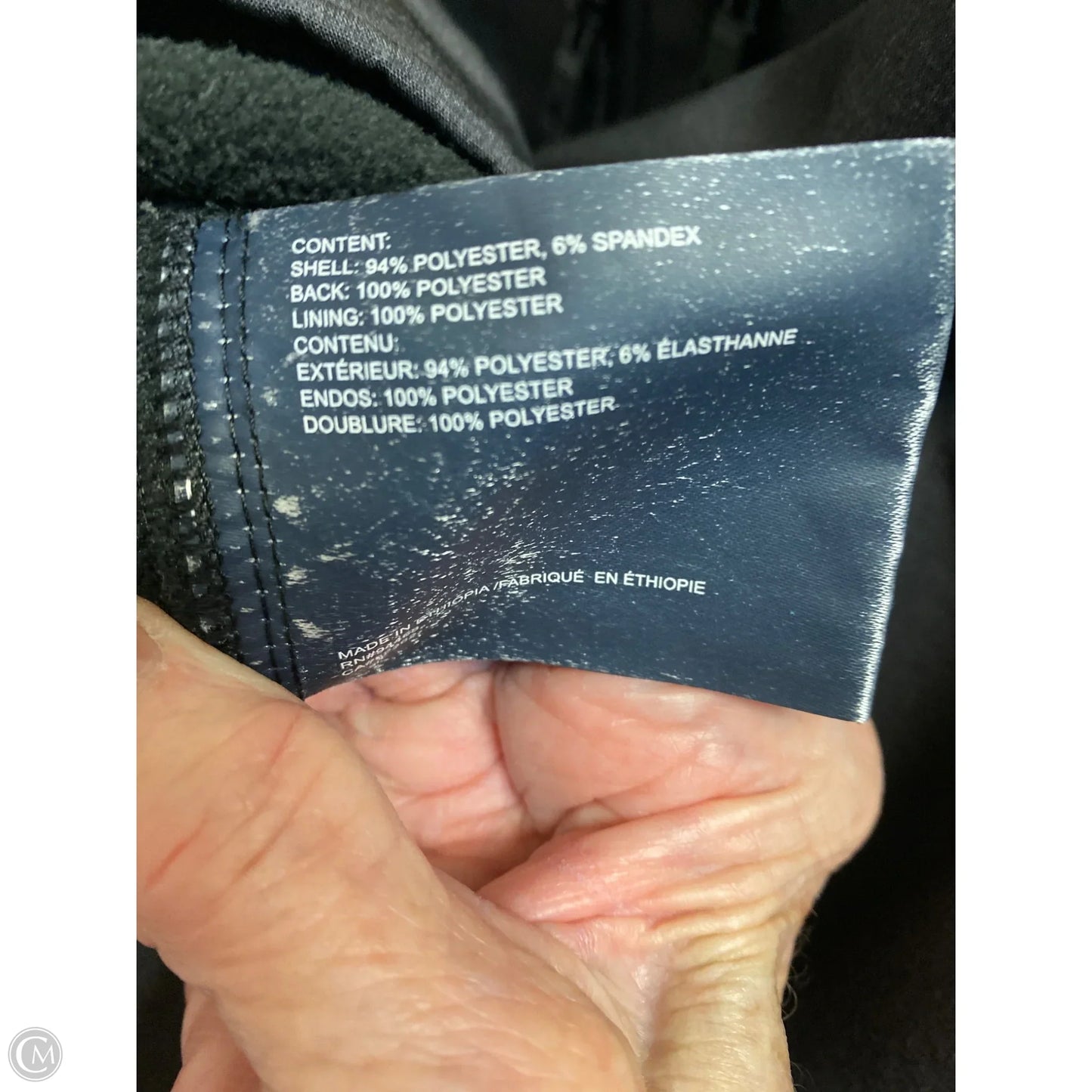 Jacket Fleece By Nautica In Black, Size: S