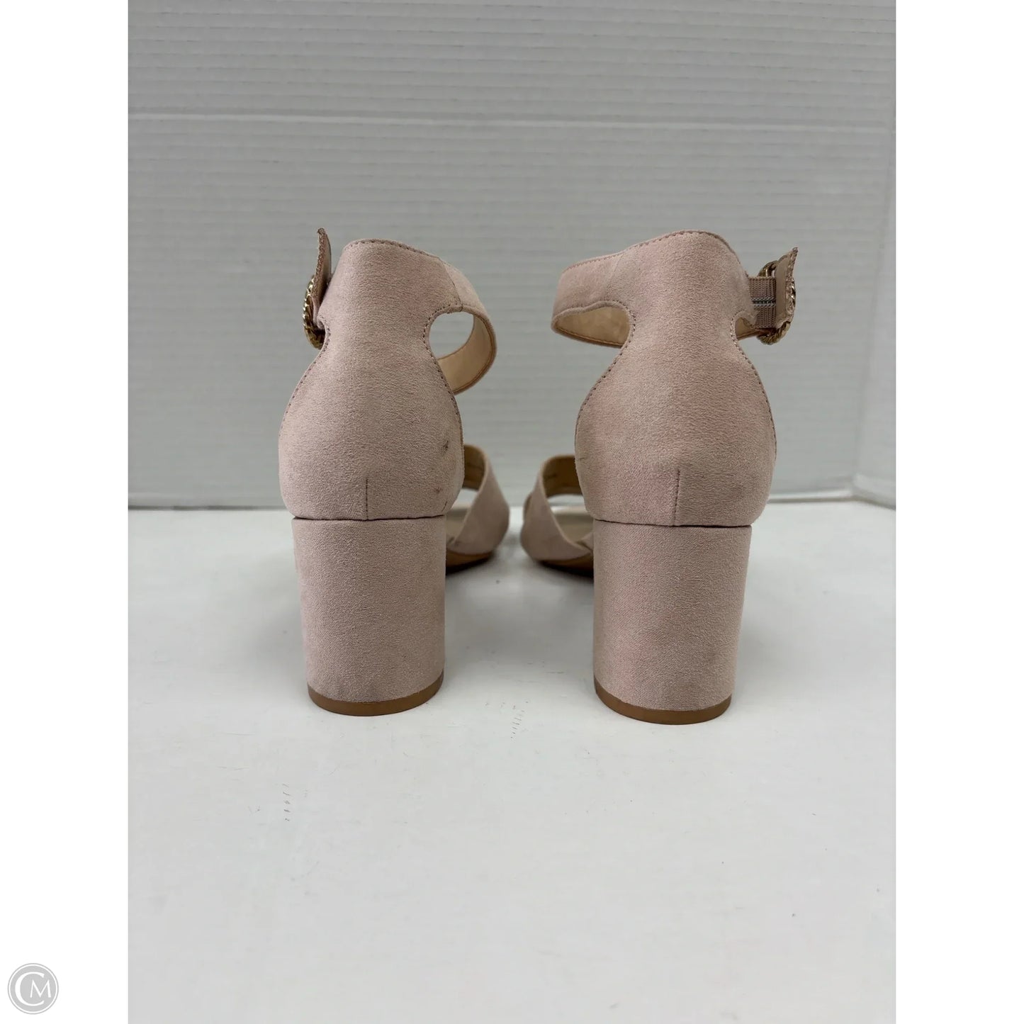 Sandals Heels Block By Cato In Pink, Size: 7