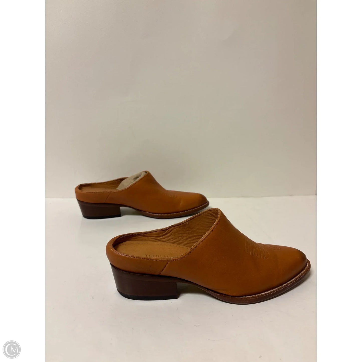 Boots Western By Clothes Mentor In Brown & Orange, Size: 7