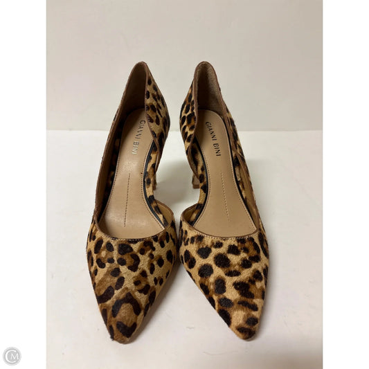 Shoes Heels Stiletto By Gianni Bini In Animal Print, Size: 5.5