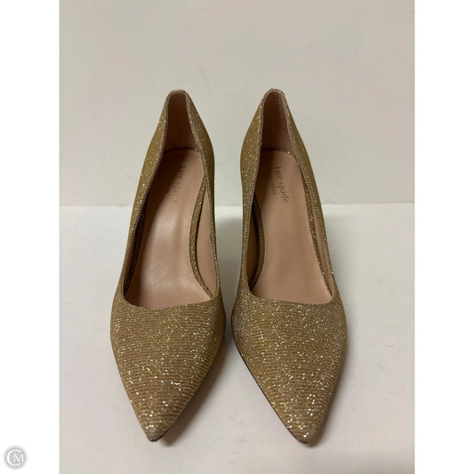 Shoes Designer By Kate Spade In Gold, Size: 7