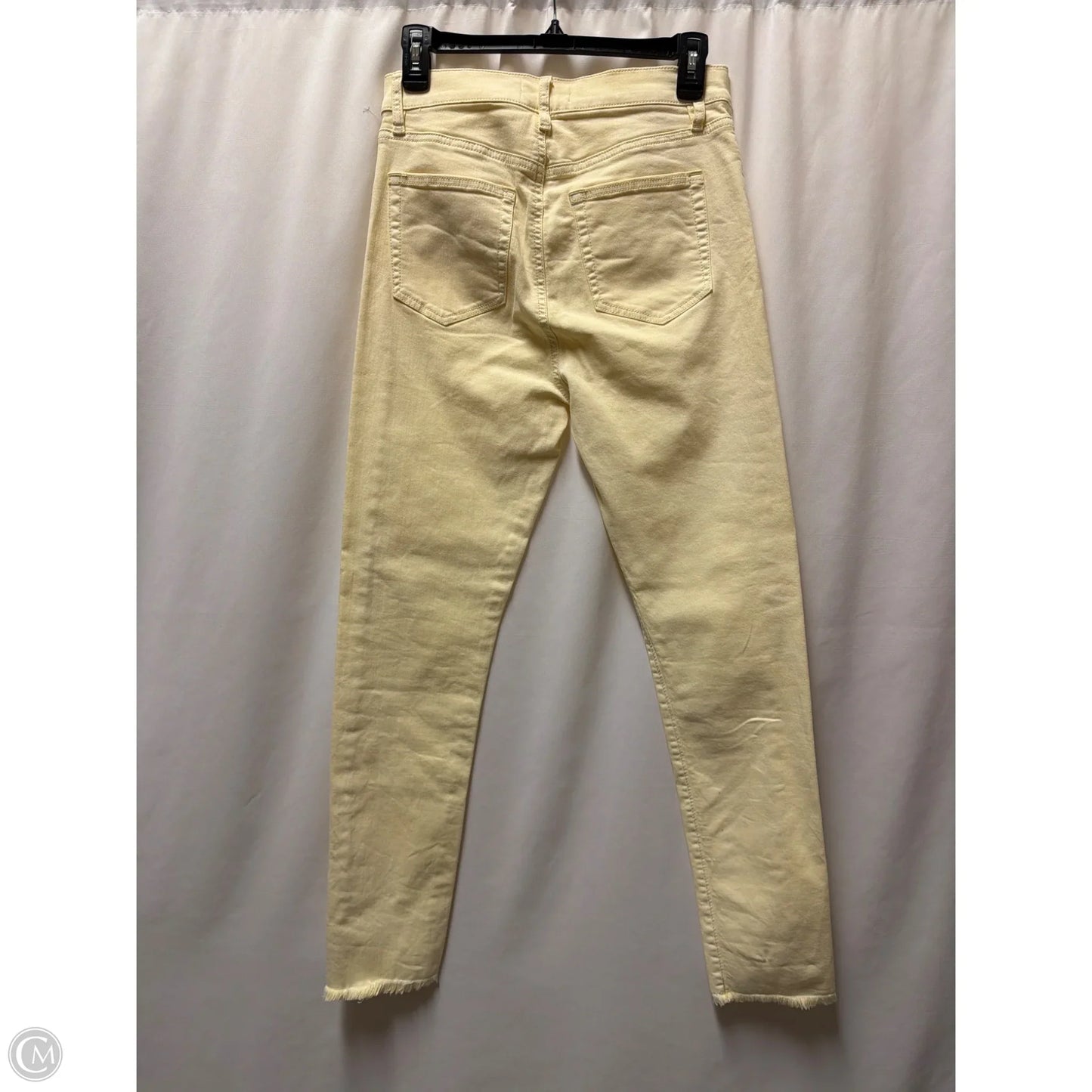 Jeans Skinny By Loft In Yellow, Size: 2