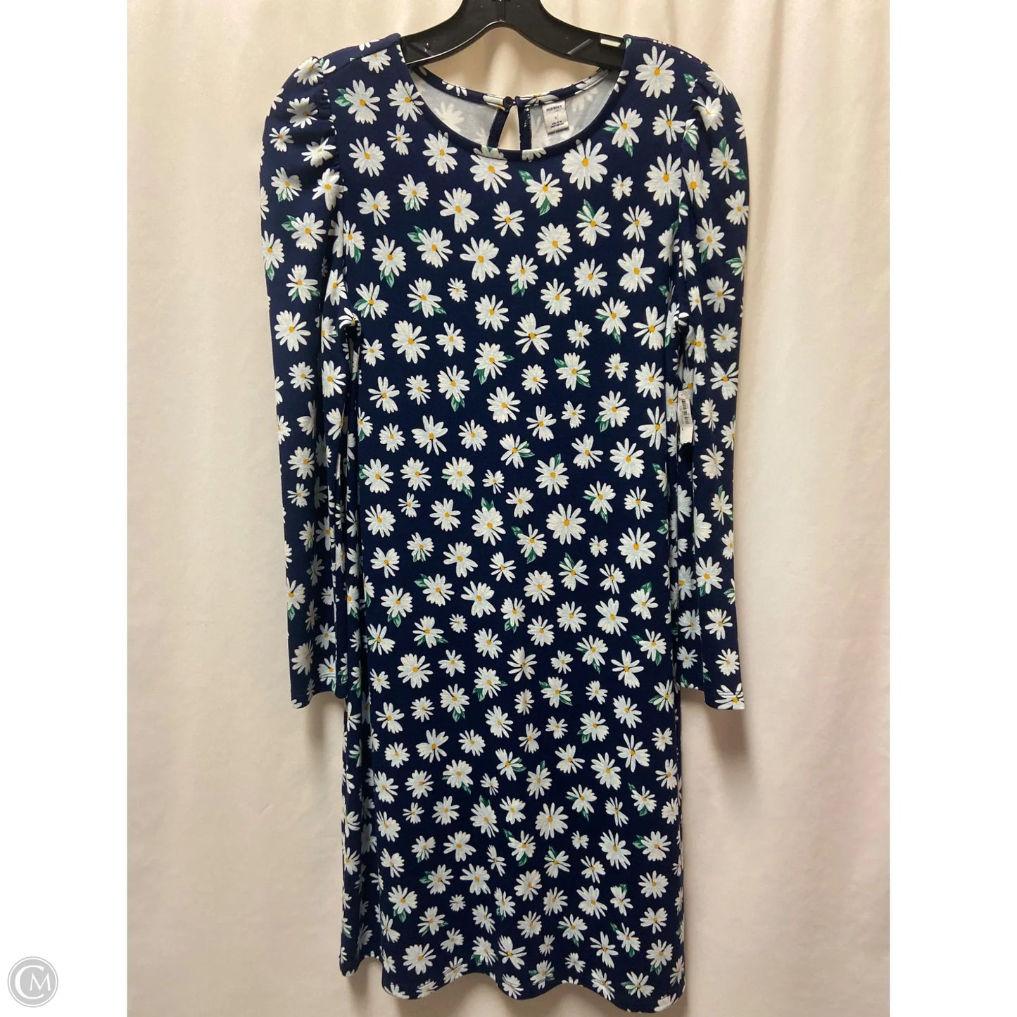 Dress Casual Midi By Old Navy In Blue, Size: S