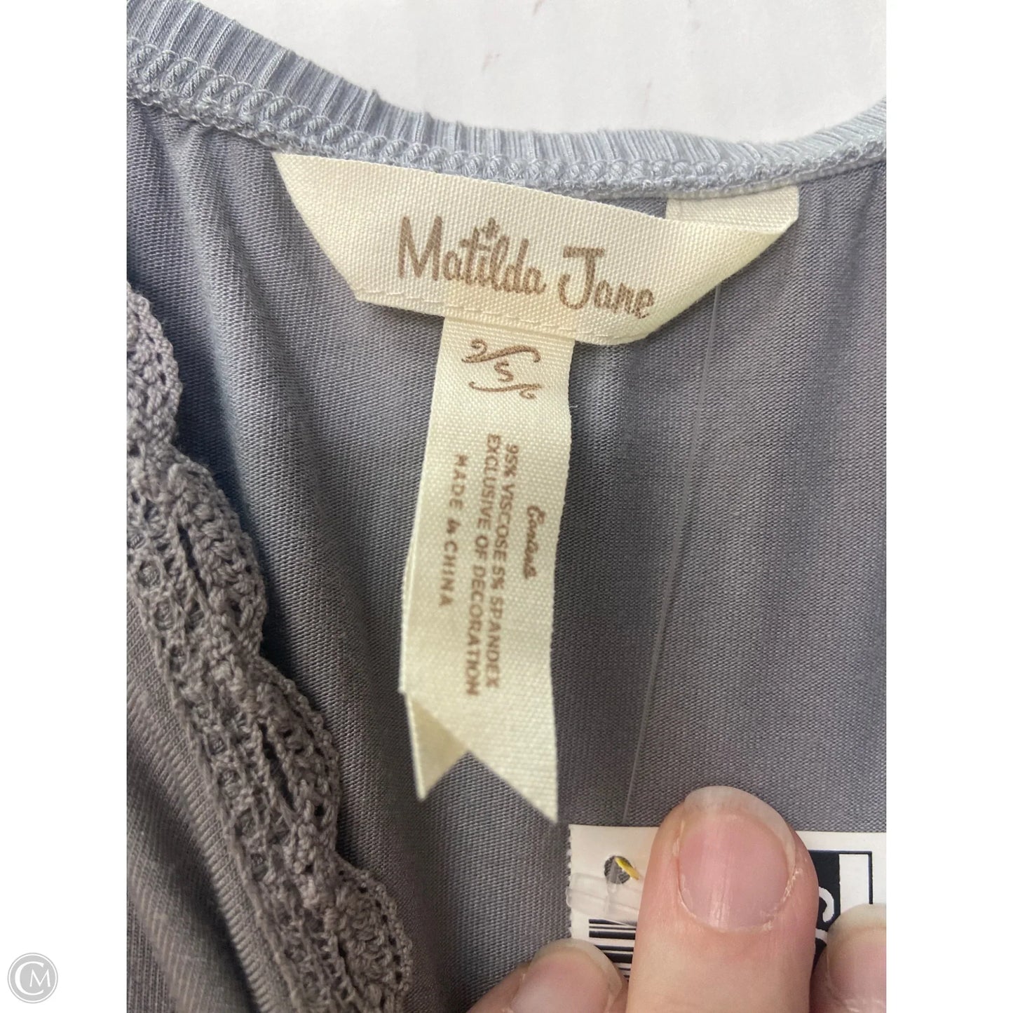 Dress Casual Midi By Matilda Jane In Grey, Size: S