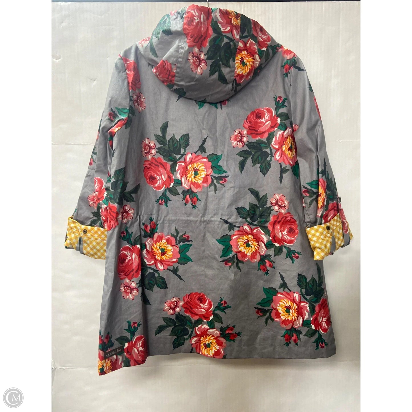 Coat Raincoat By Matilda Jane In Grey, Size: S