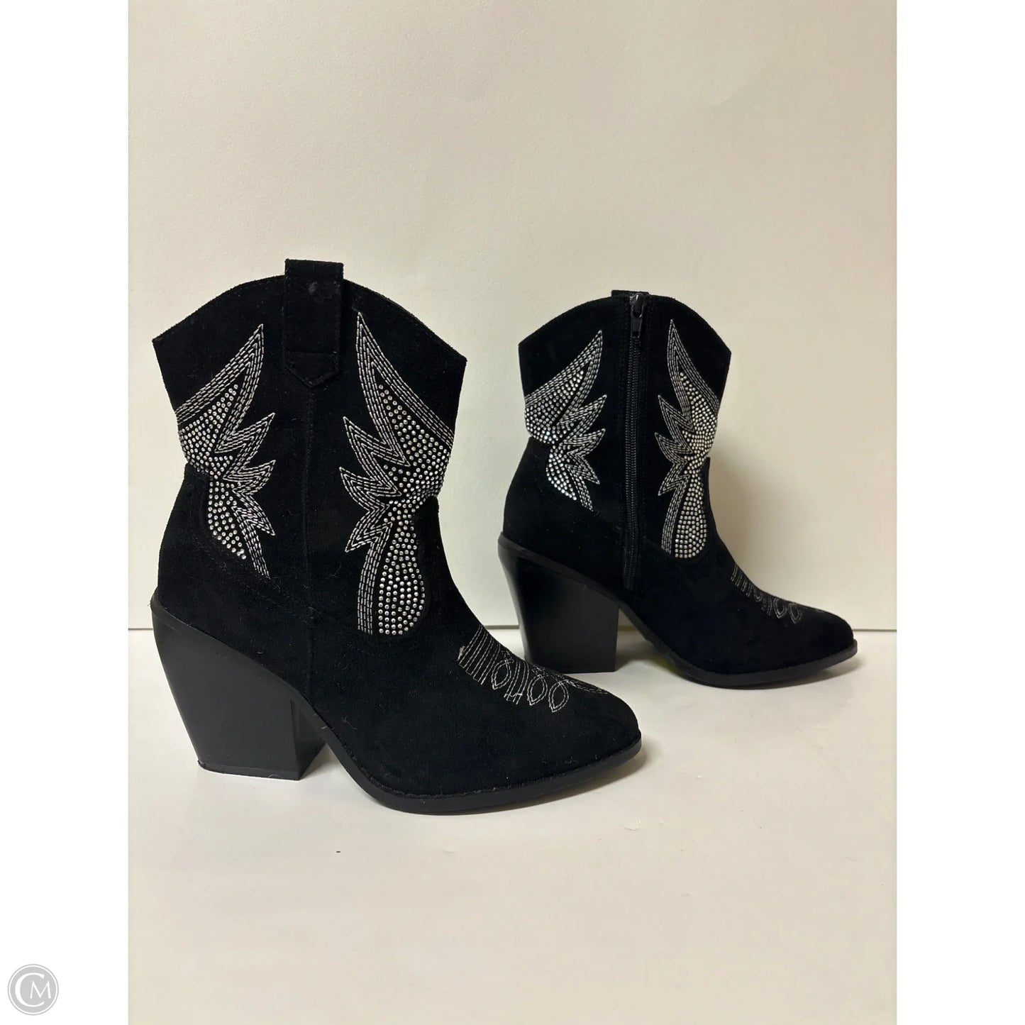 Boots Western By Clothes Mentor In Black, Size: 7