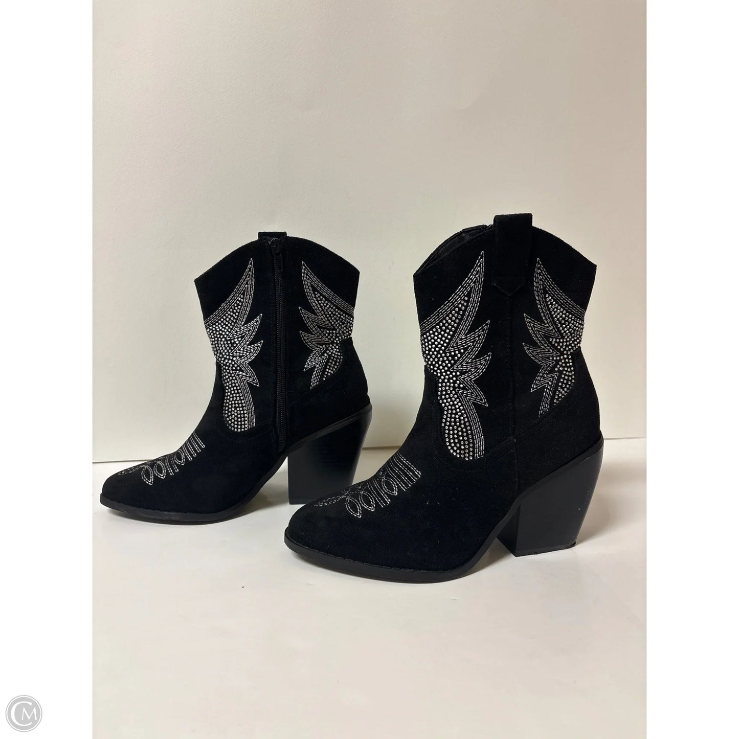 Boots Western By Clothes Mentor In Black, Size: 7