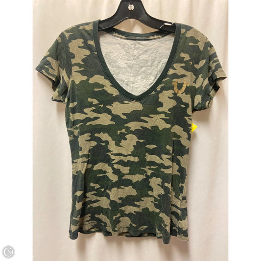 Top Short Sleeve By True Religion In Green, Size: S