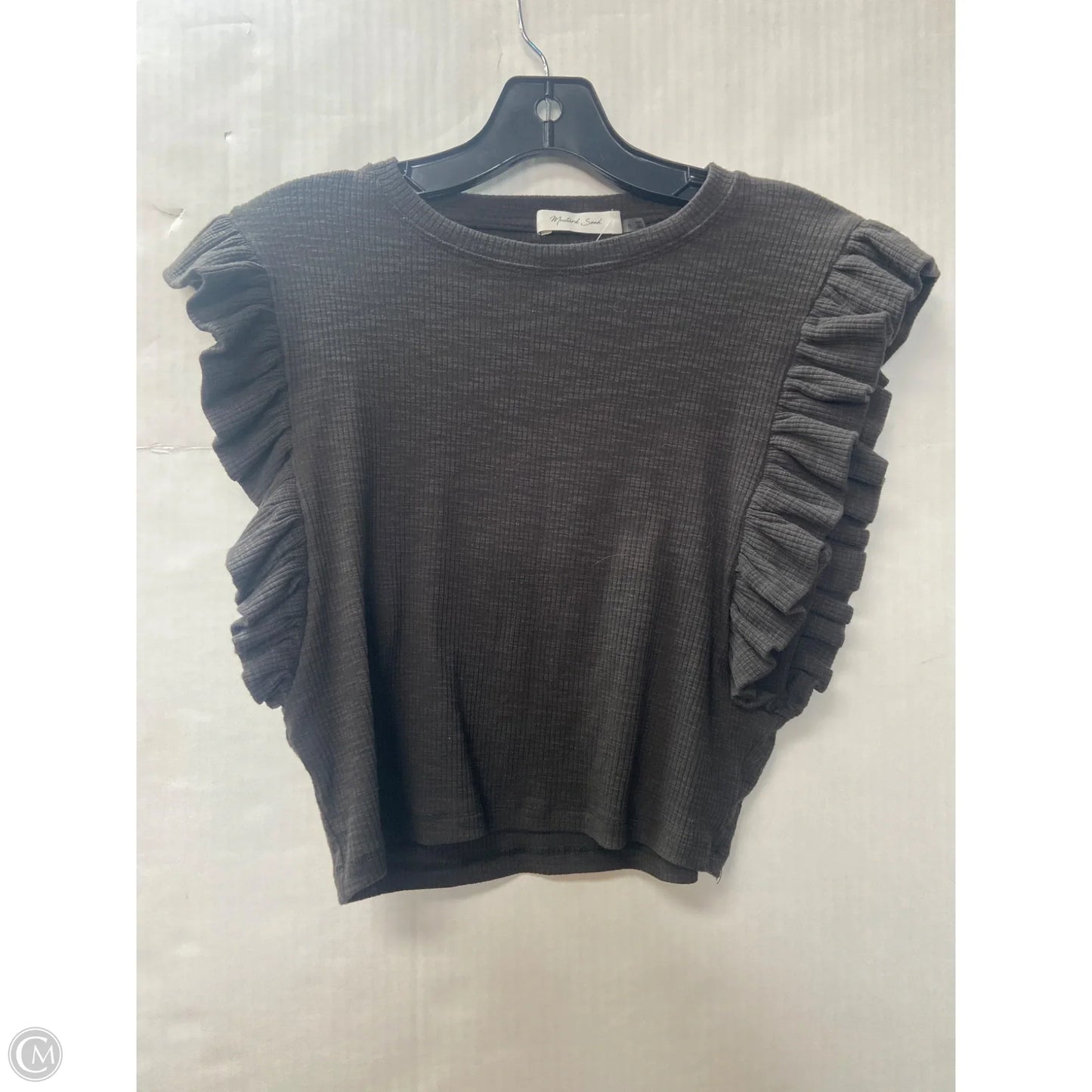 Top Sleeveless By Mustard Seed In Grey, Size: S