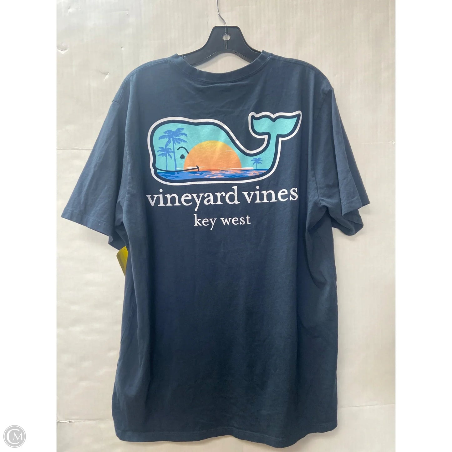 Top Short Sleeve By Vineyard Vines In Blue, Size: L