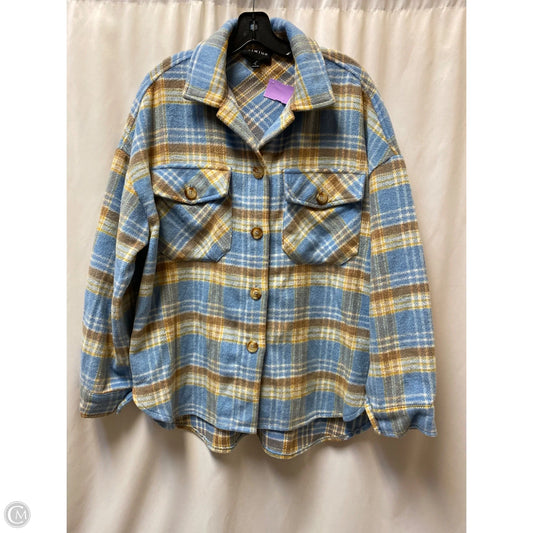 Jacket Other By Timing In Blue, Size: M