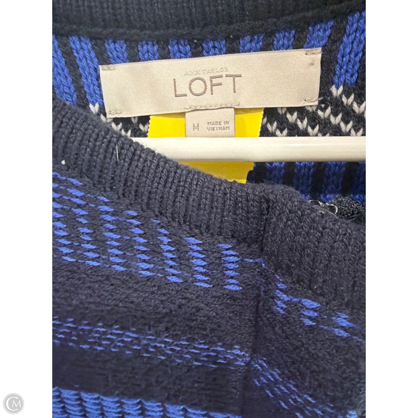Sweater By Loft In Blue, Size: M