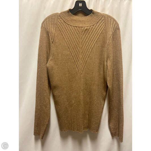Sweater By International Concepts In Gold, Size: Xxl