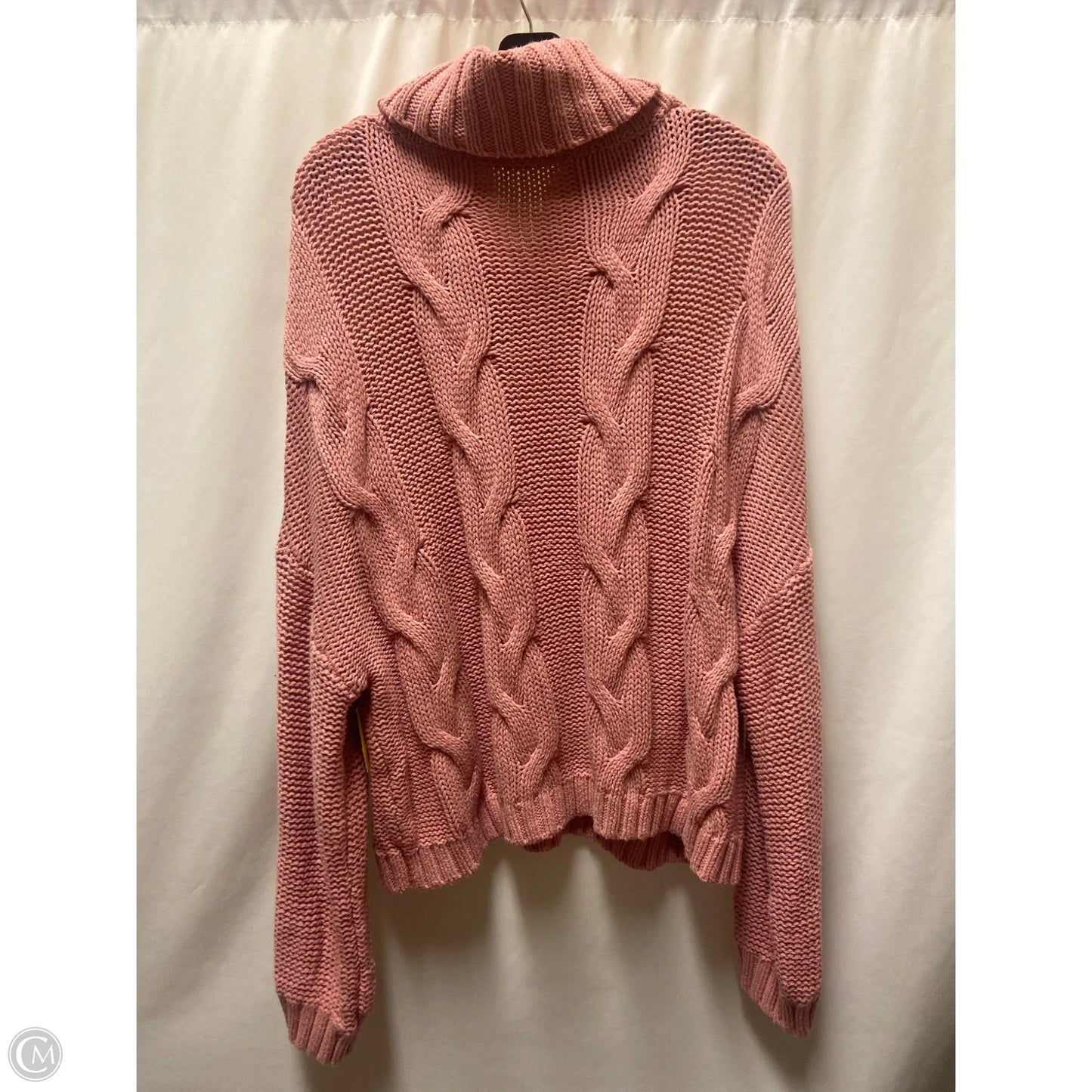Sweater By Clothes Mentor In Pink, Size: L