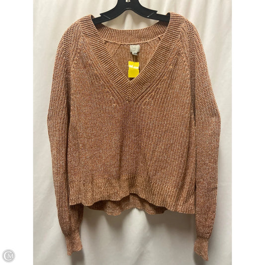 Sweater By A New Day In Orange, Size: L