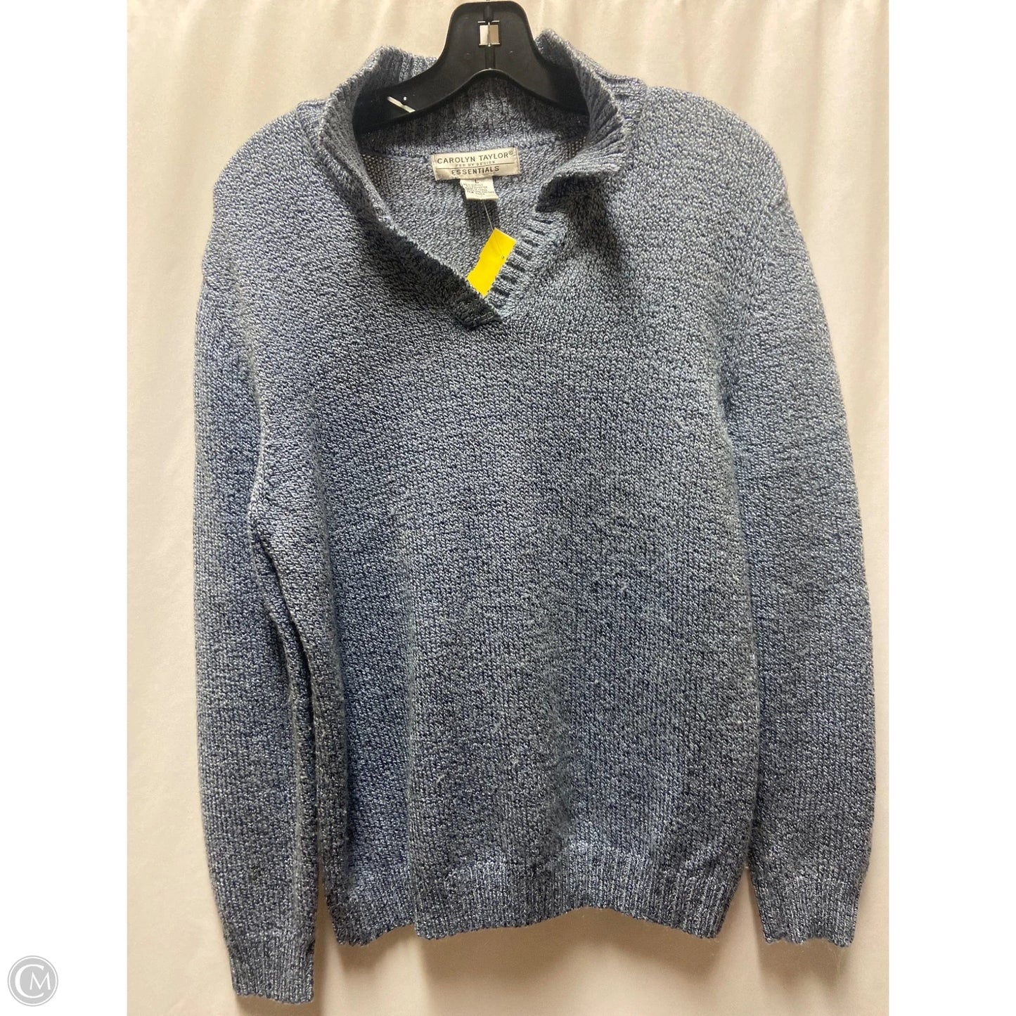 Sweater By Carolyn Taylor In Blue, Size: L