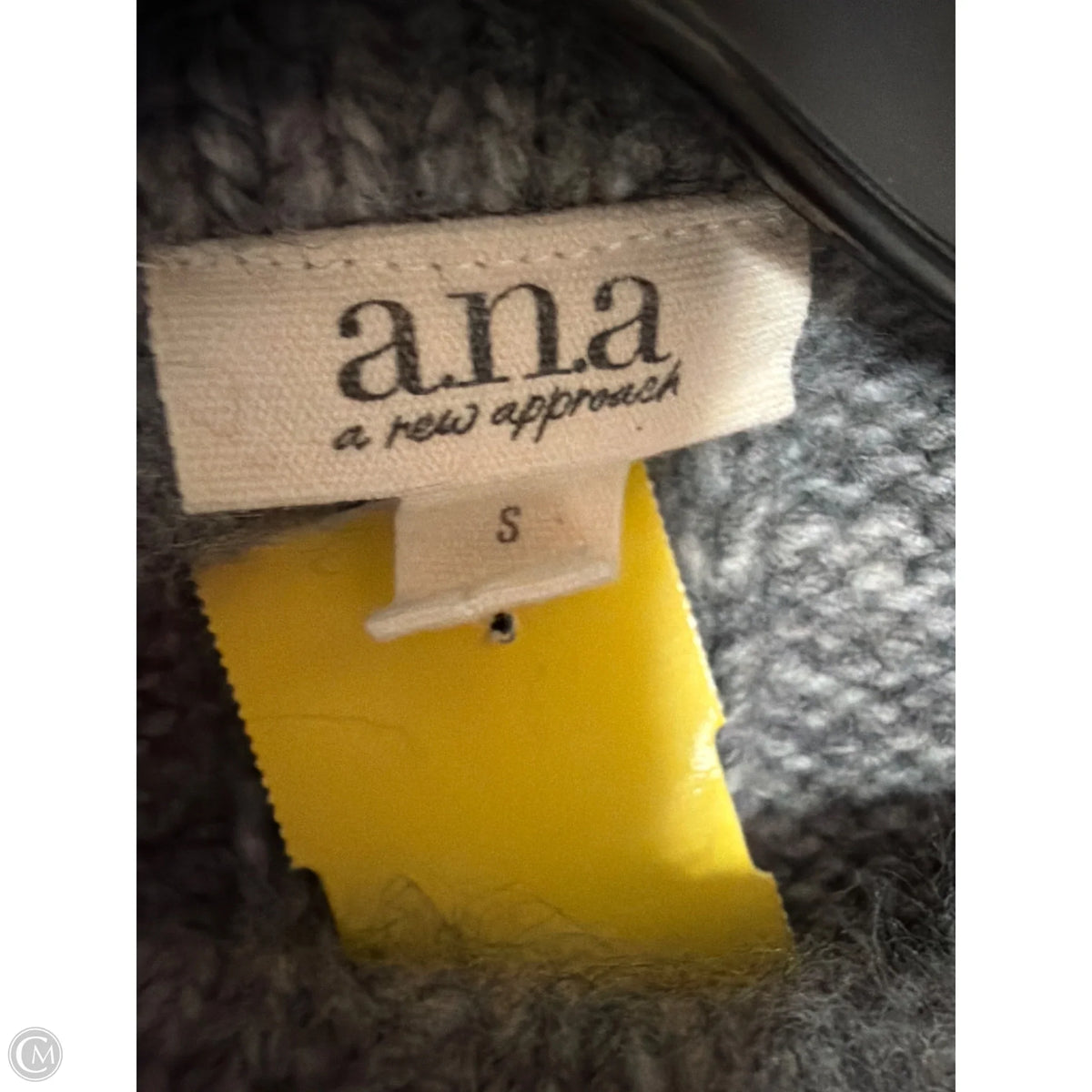 Sweater By Ana In Grey, Size: S