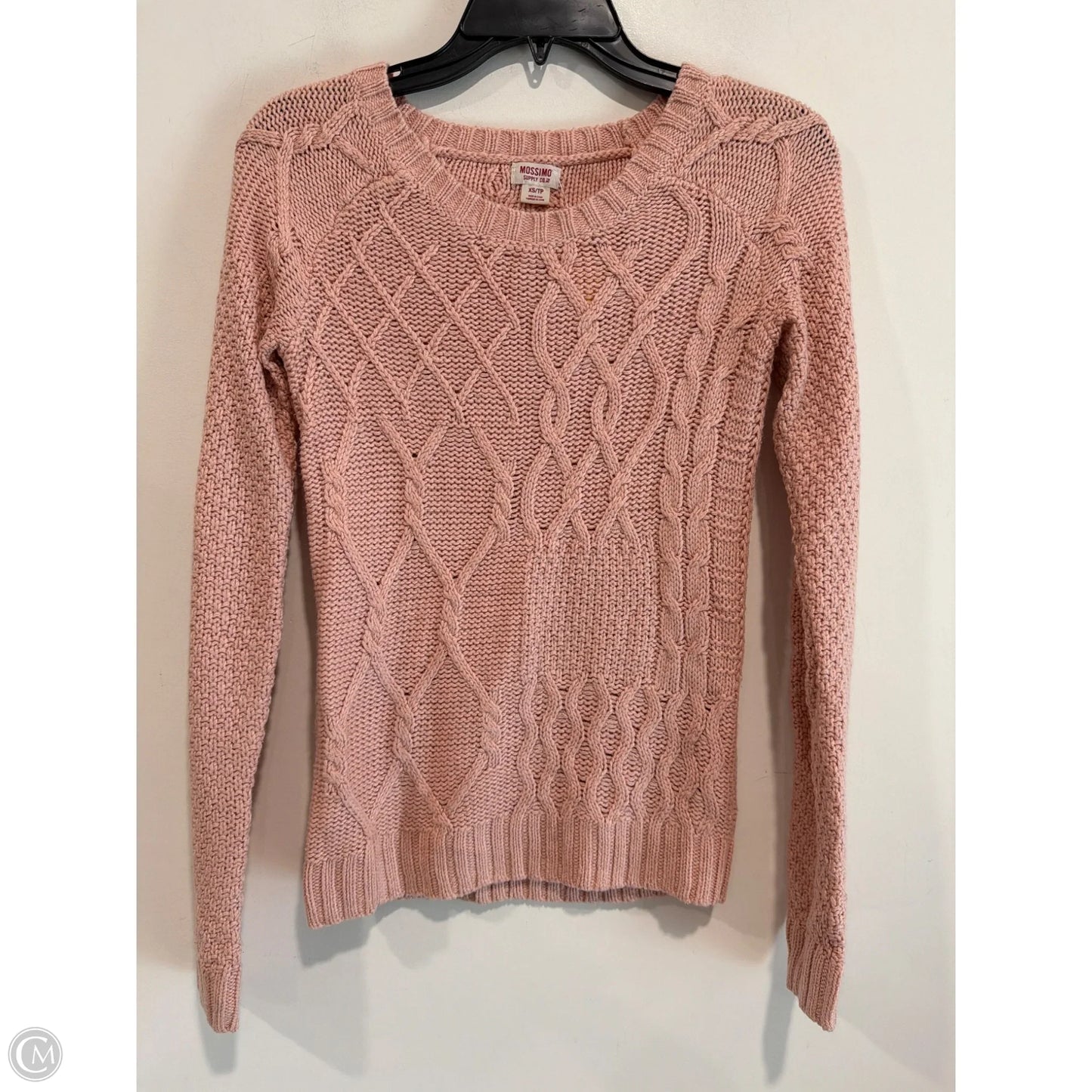 Sweater By Mossimo In Pink, Size: Xs