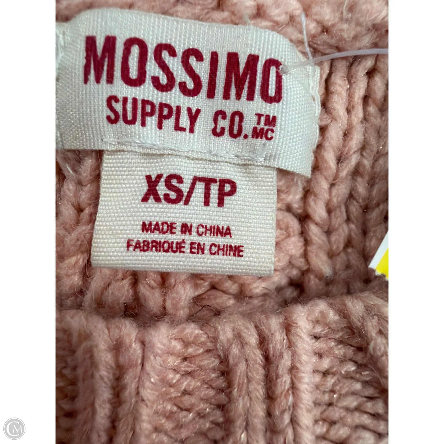 Sweater By Mossimo In Pink, Size: Xs