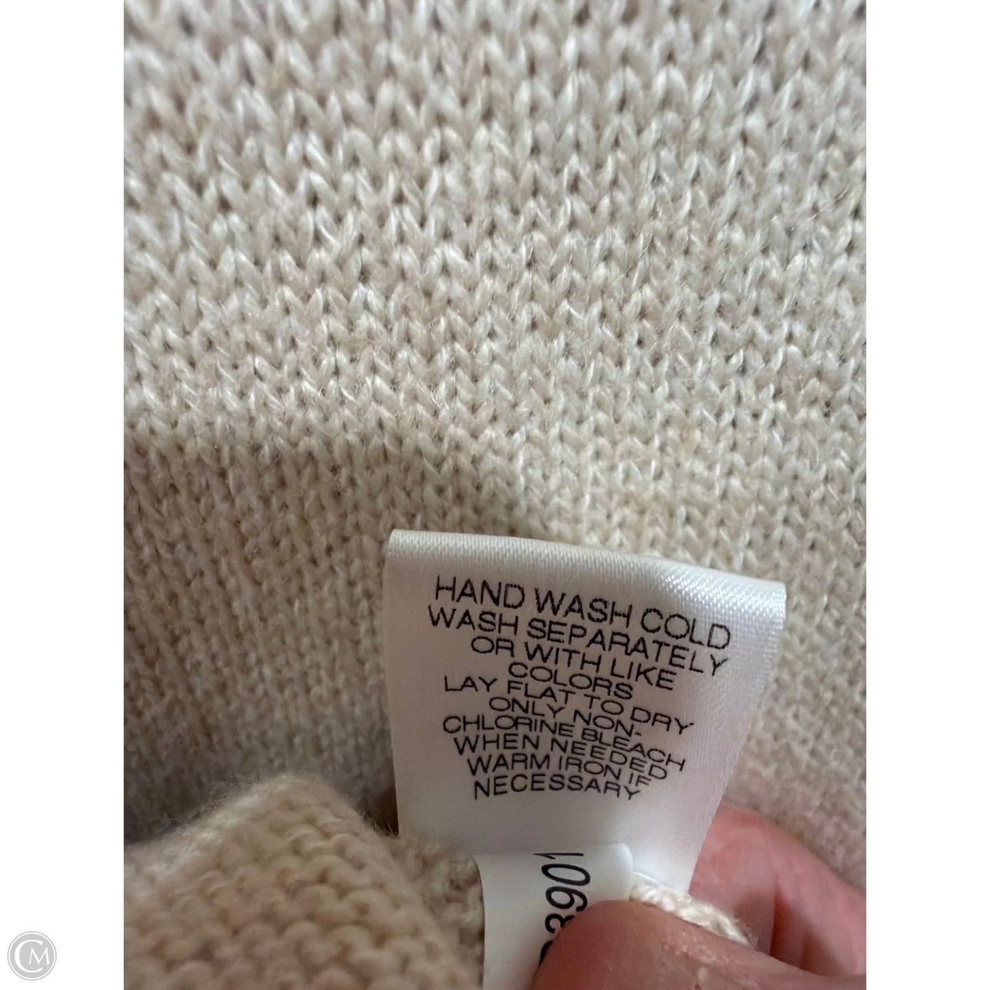 Sweater By Cremieux In Cream, Size: S
