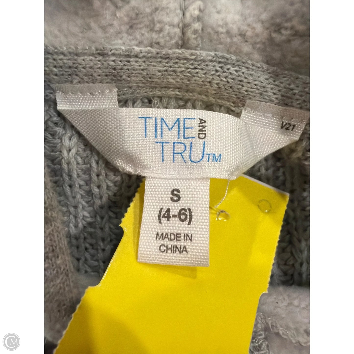Sweater By Time And Tru In Grey, Size: S