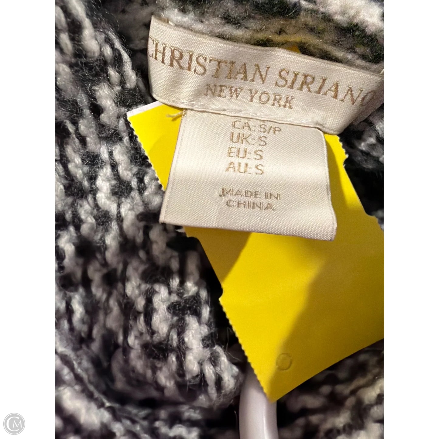 Sweater By Christian Siriano In Grey, Size: S