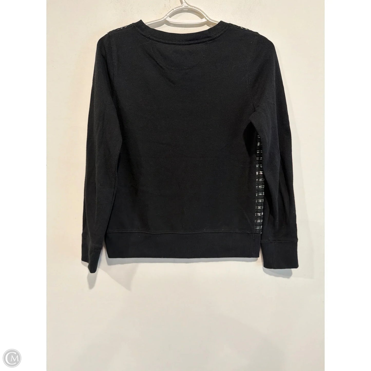 Top Long Sleeve By Merona In Black, Size: S