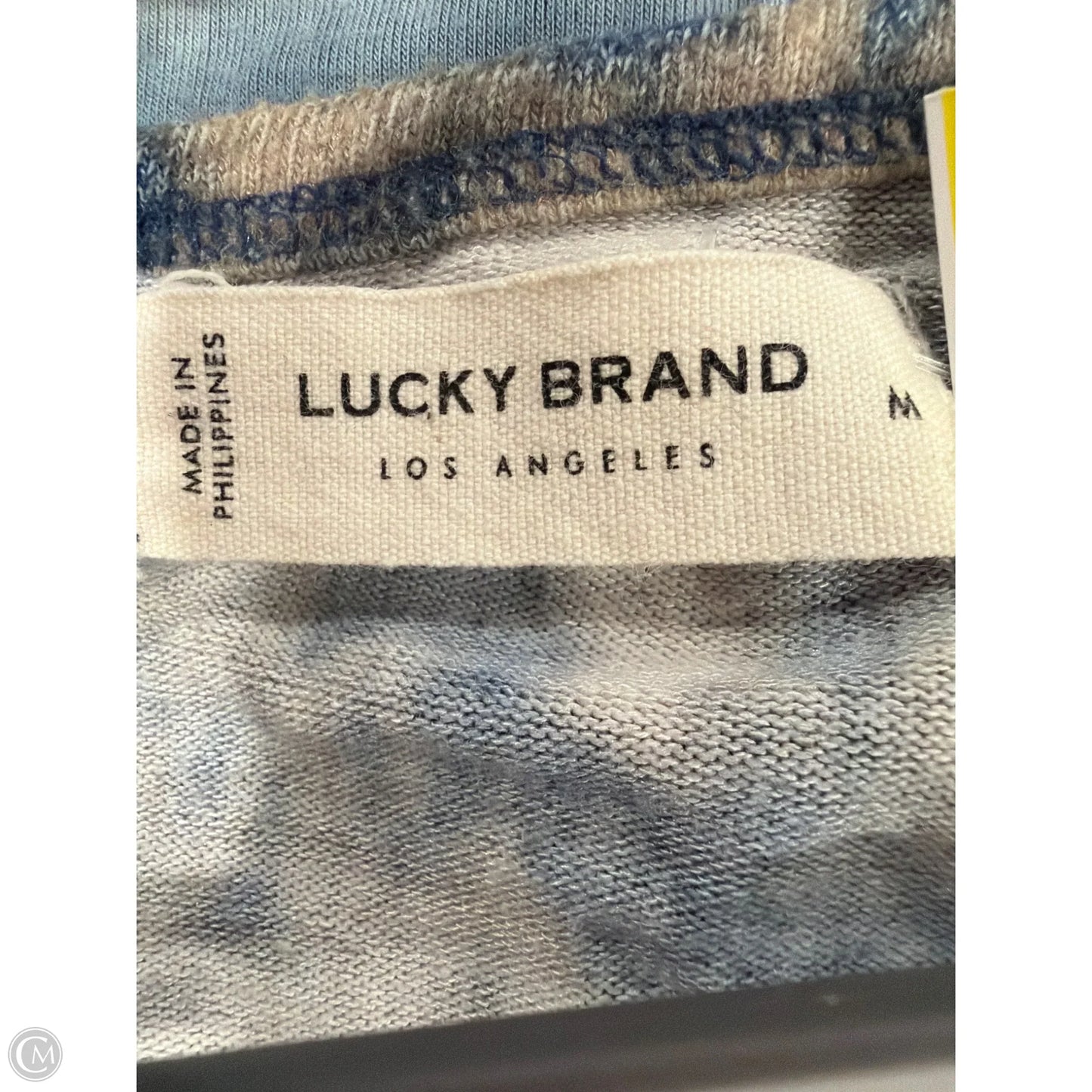 Top Long Sleeve By Lucky Brand In Blue, Size: M