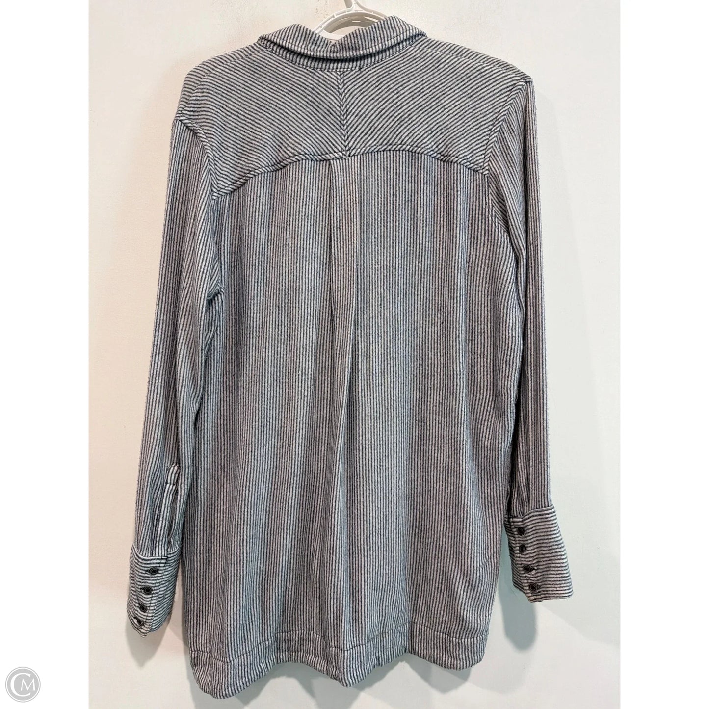Top Long Sleeve By Free People In Blue, Size: S