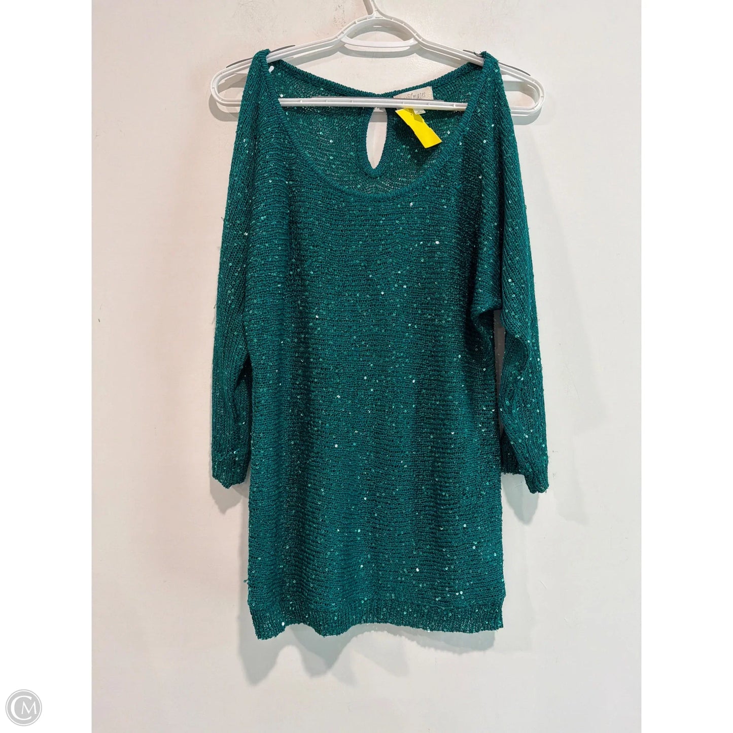 Sweater By Clothes Mentor In Green, Size: M