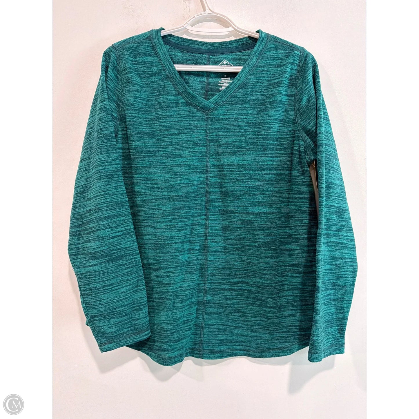 Top Long Sleeve By St Johns Bay In Green, Size: M