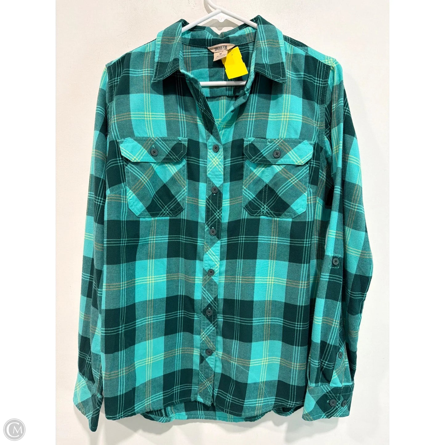 Top Long Sleeve By Duluth Trading In Green, Size: M