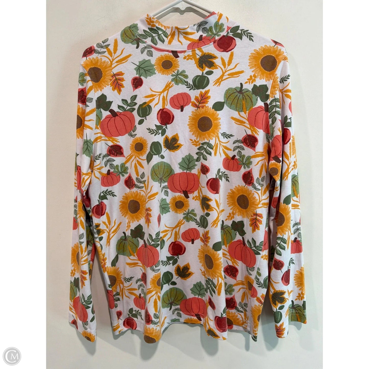 Top Long Sleeve By Blair In Yellow, Size: M