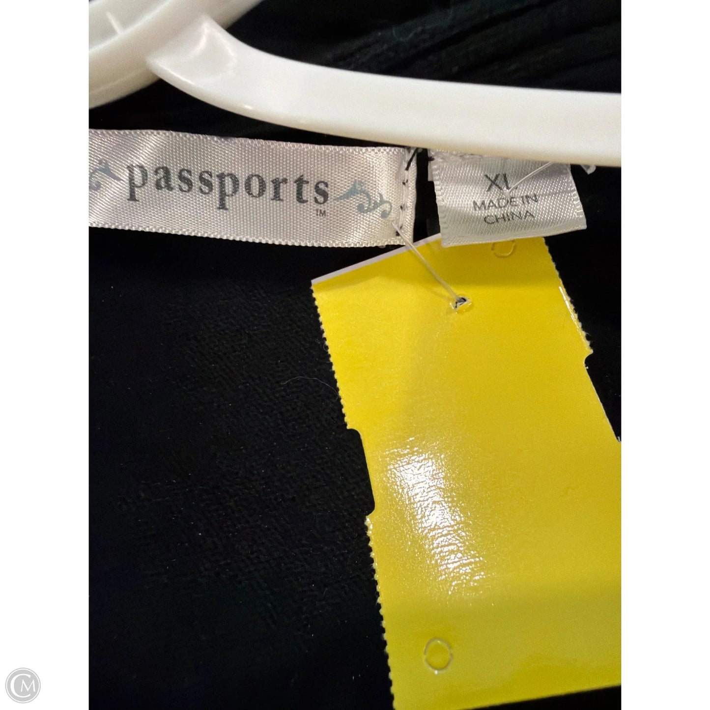 Cardigan By Passport In Black, Size: Xl