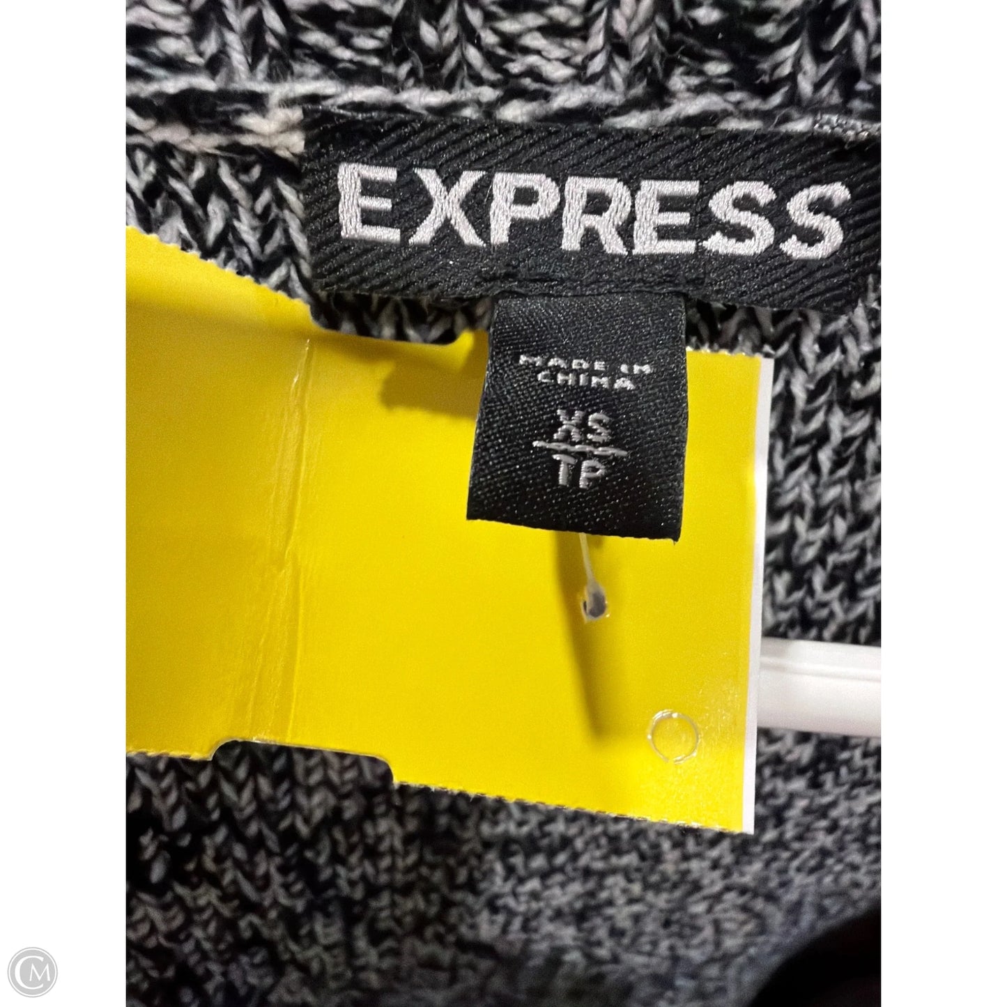 Sweater By Express In Grey, Size: Xs