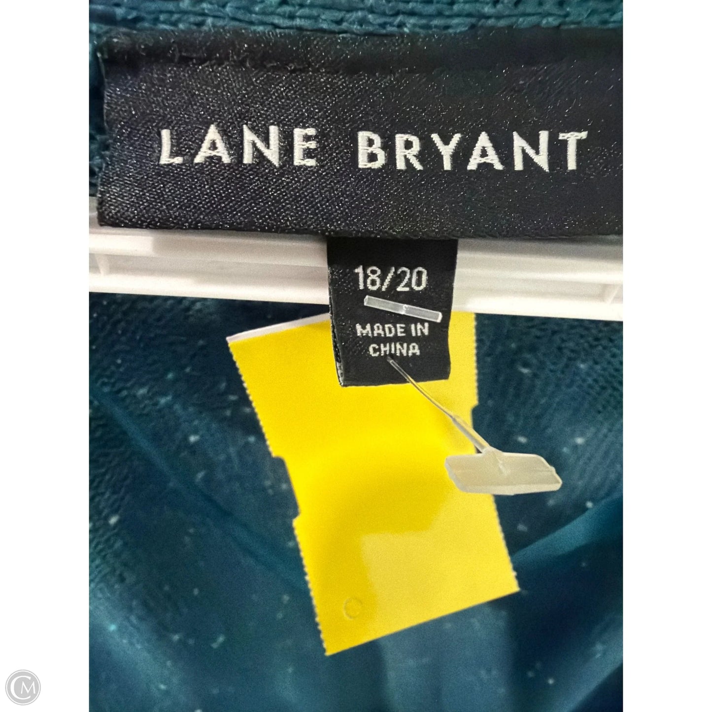 Cardigan By Lane Bryant In Teal, Size: 1x