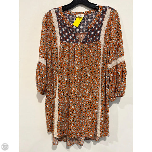 Top Long Sleeve By Umgee In Orange, Size: S