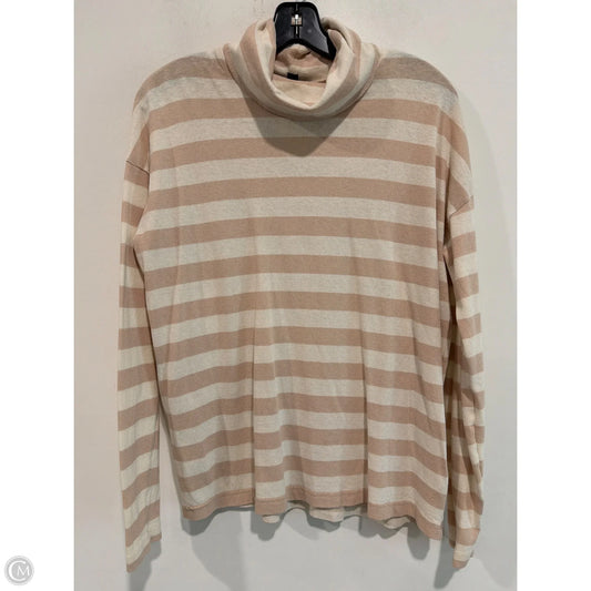 Top Long Sleeve By J. Crew In Cream, Size: S