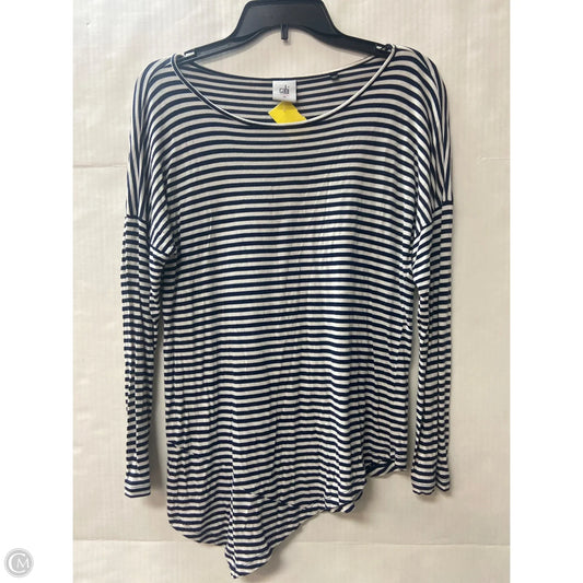 Top Long Sleeve By Cabi In Blue, Size: S