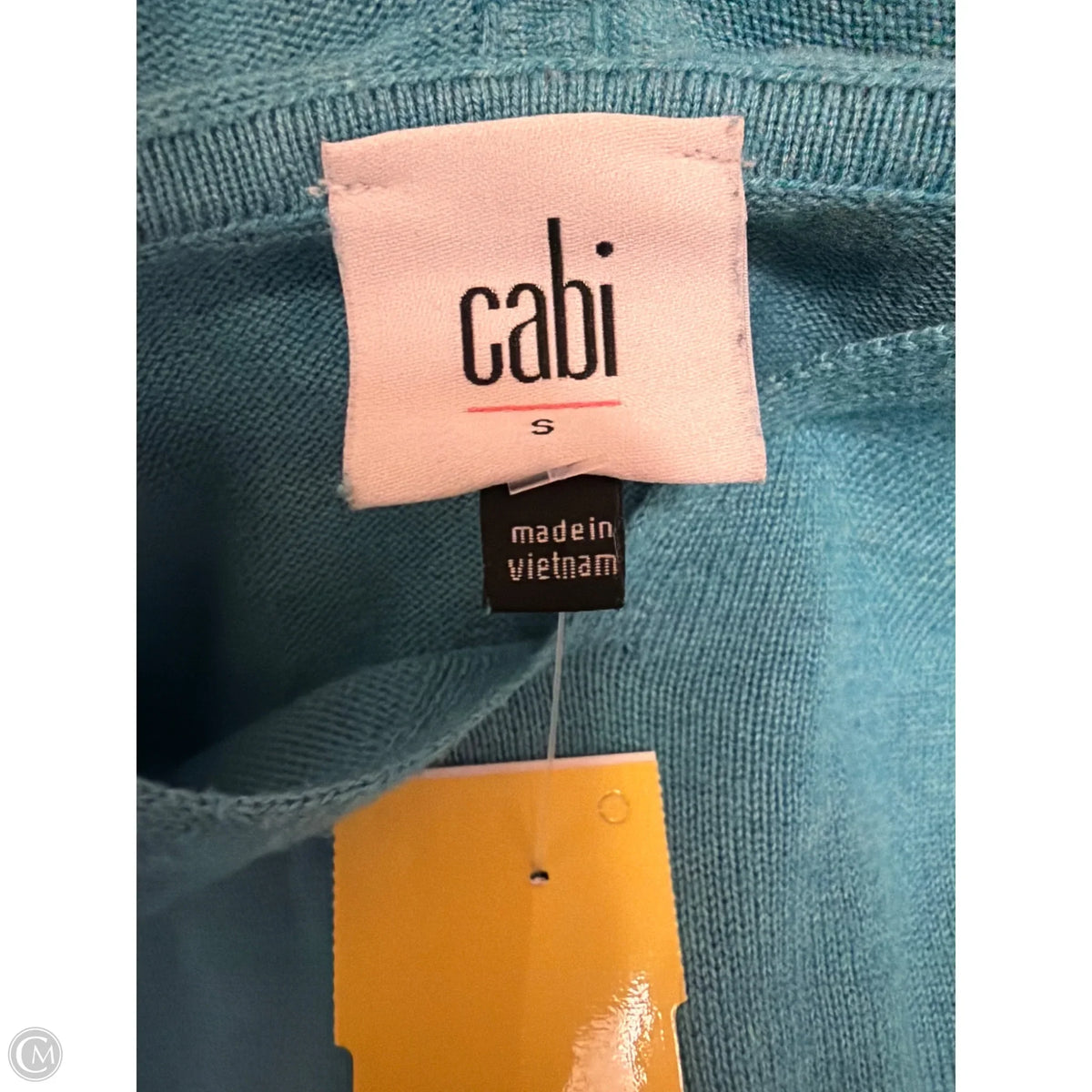 Top Long Sleeve By Cabi In Blue, Size: S