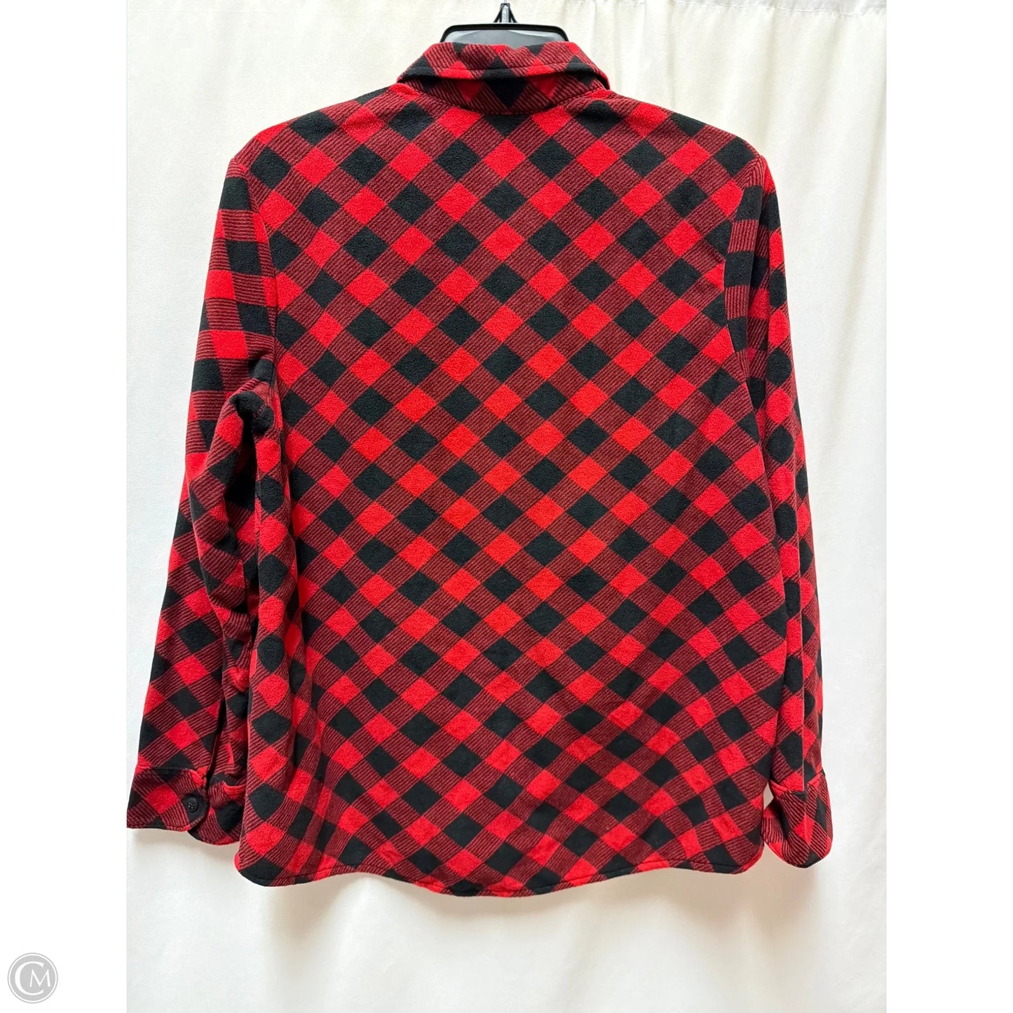 Top Long Sleeve By Lee In Red, Size: S