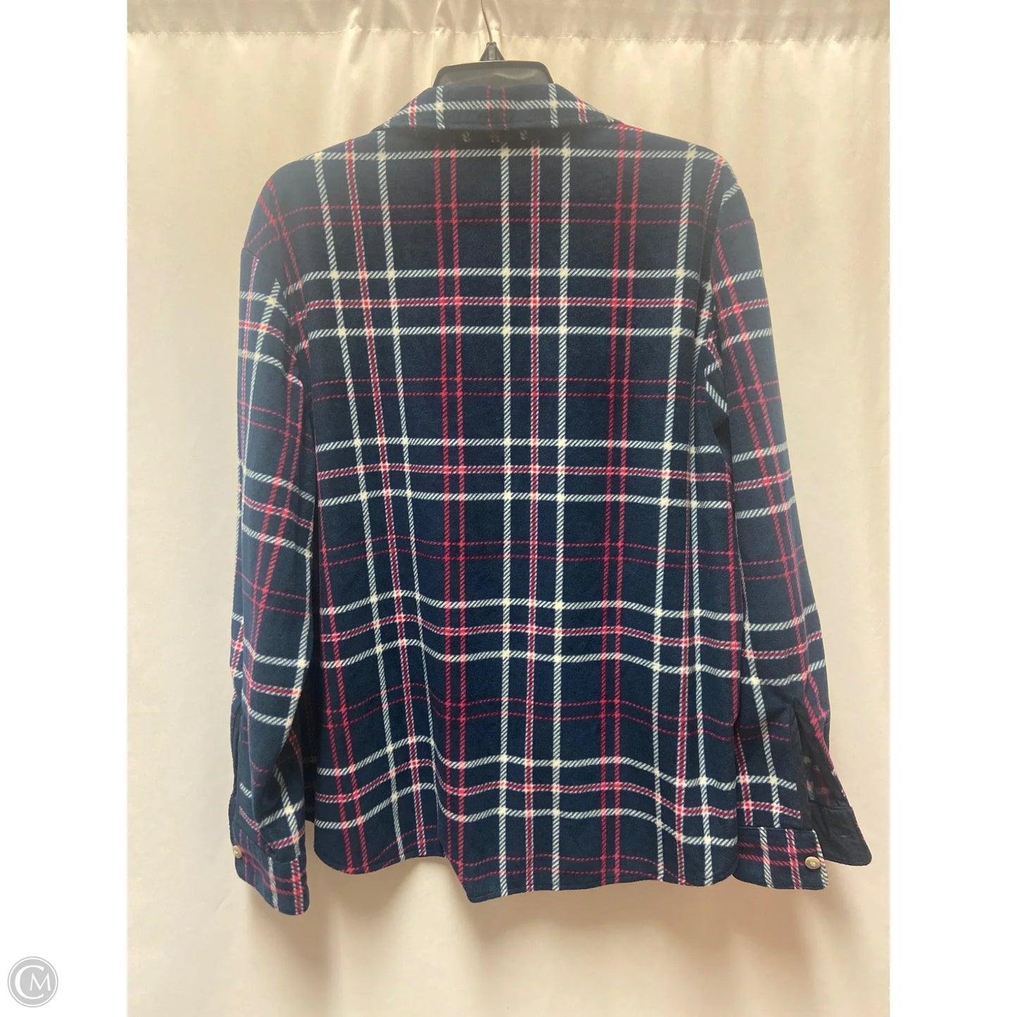 Top Long Sleeve By Lee In Navy, Size: Xxl