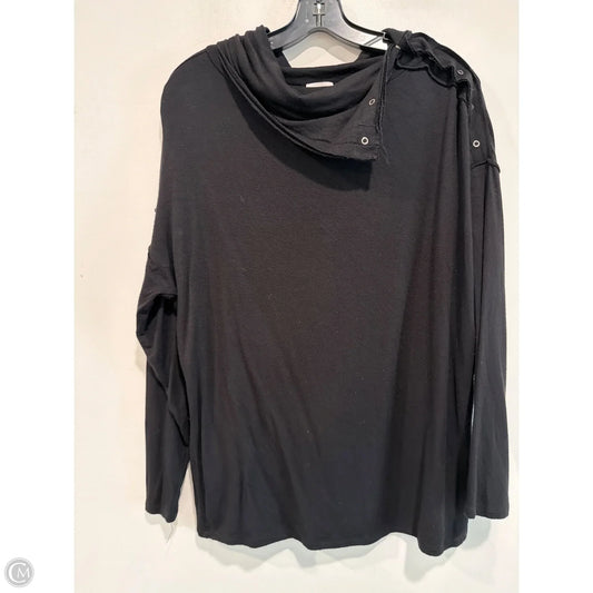 Top Long Sleeve By Bke In Black, Size: S