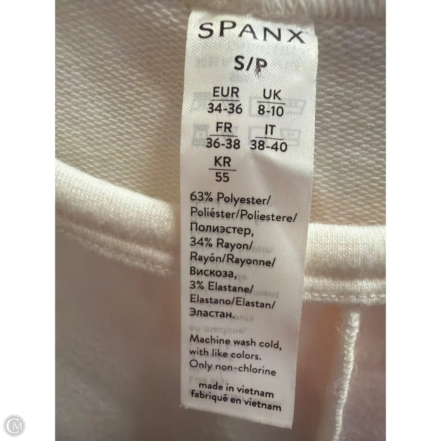 Top Long Sleeve By Spanx In White, Size: S