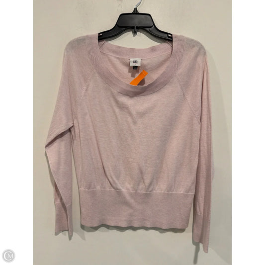 Top Long Sleeve By Cabi In Pink, Size: S